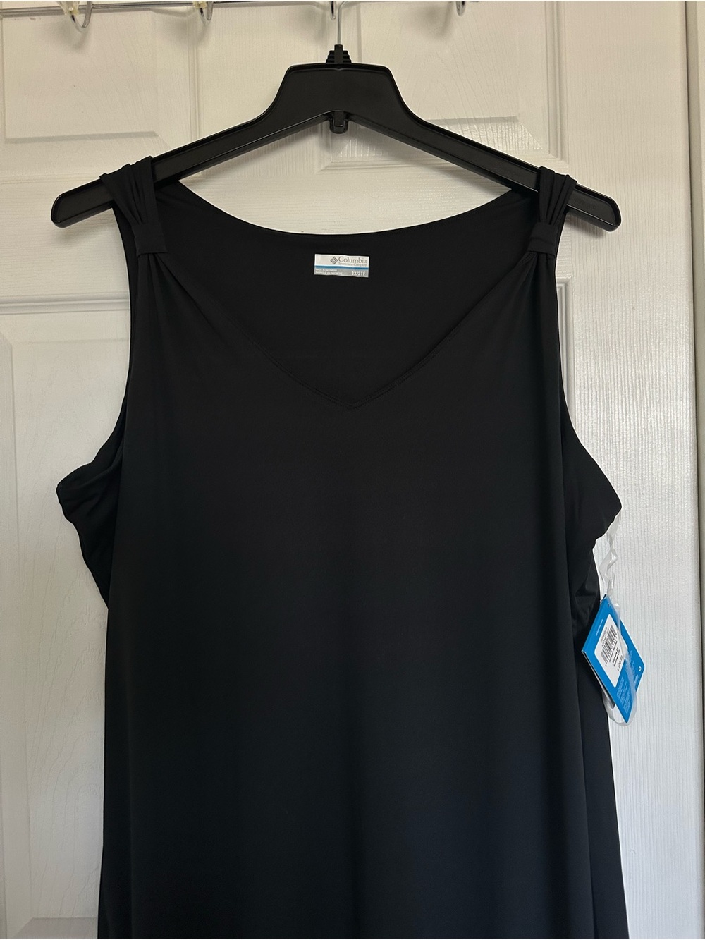 Columbia Women's Chill River Black Midi Dress Size 2X - Picture 6 of 11